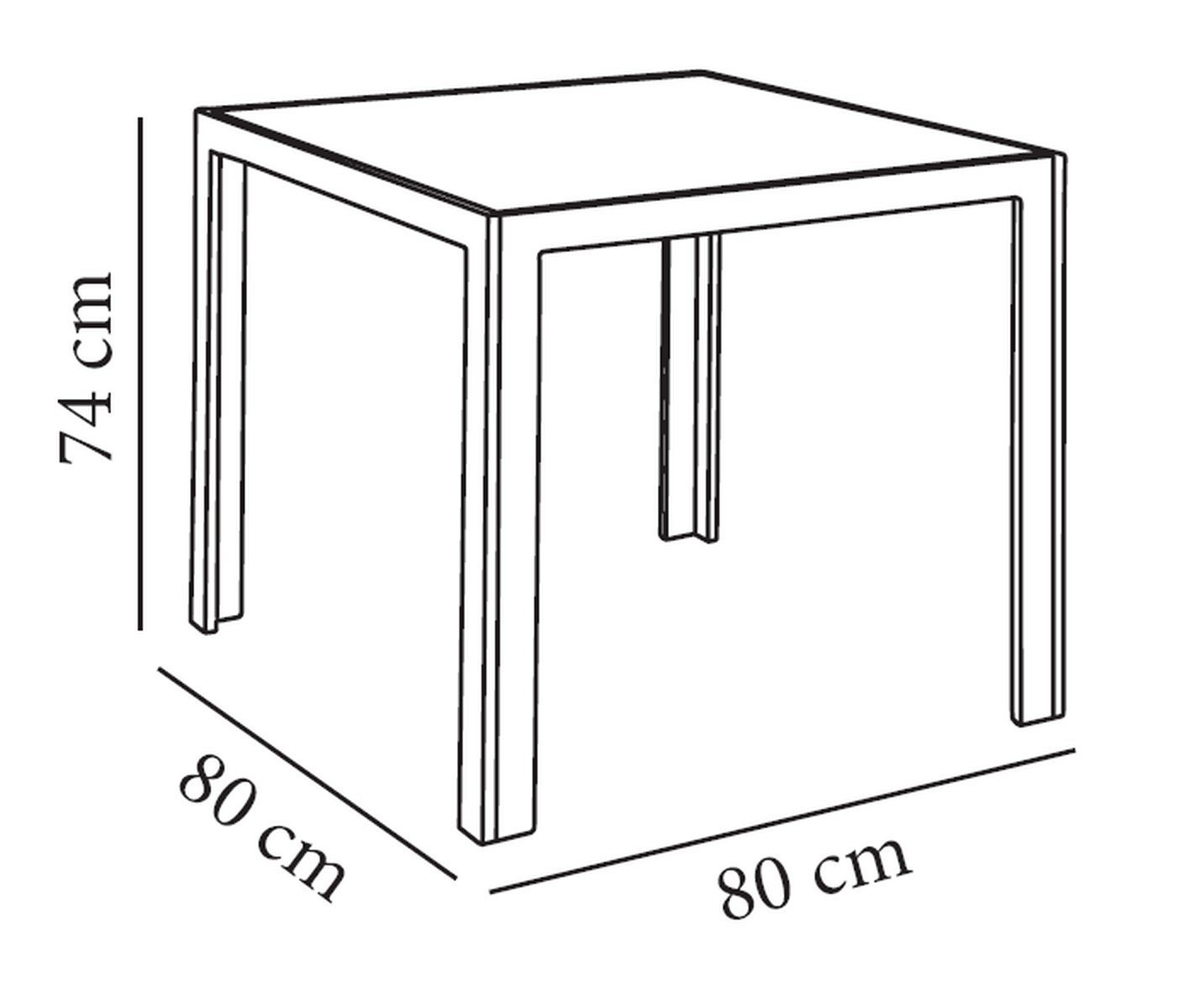 cubic mesa aluminio cristal 01