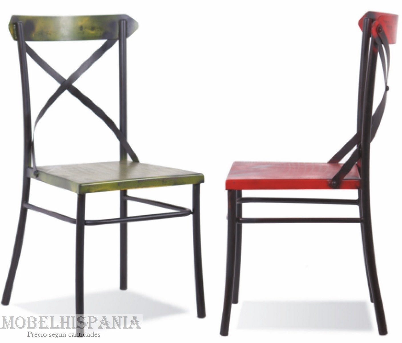 NEBRASKA silla metalica industrial 24 03