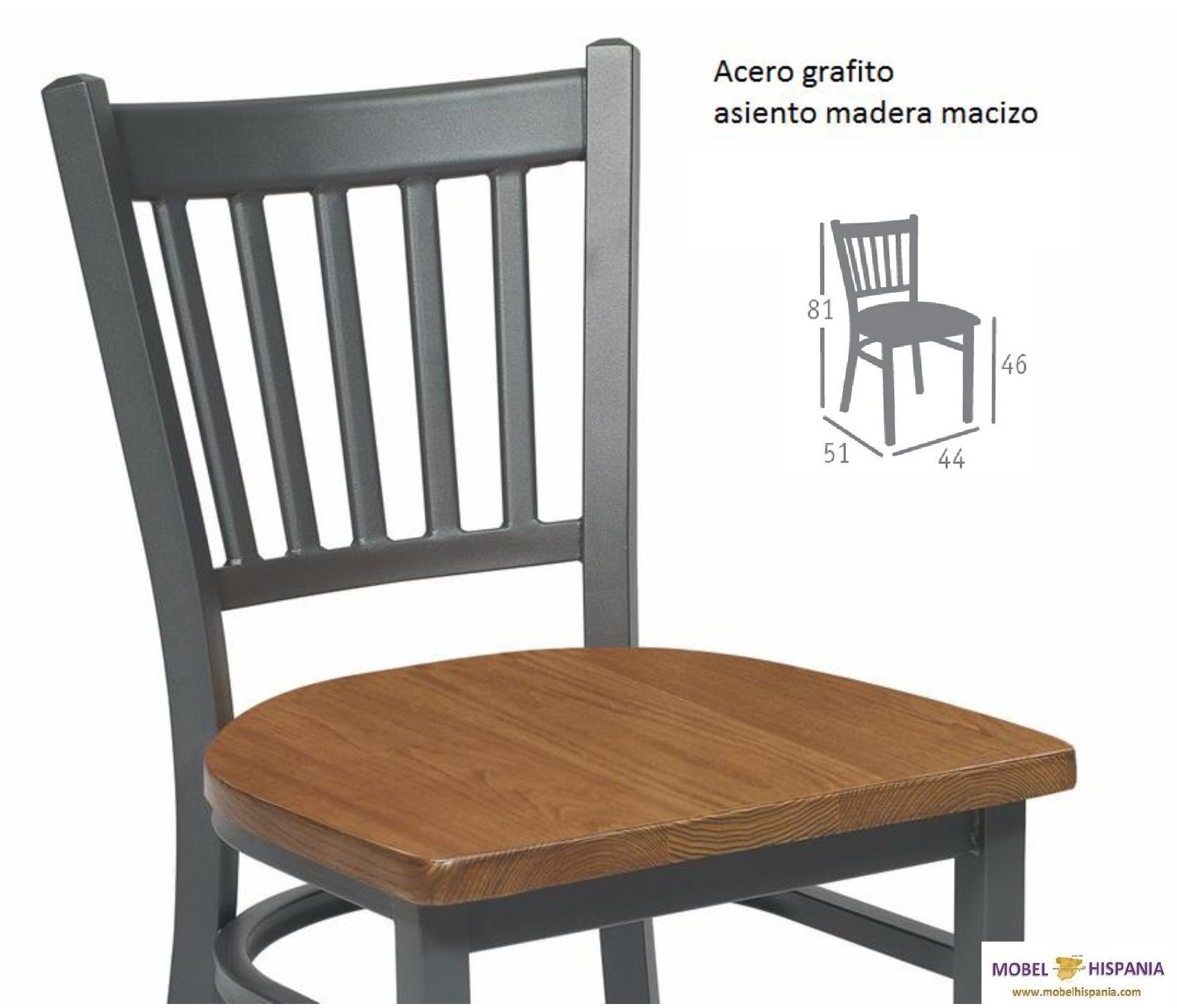 BOSTON silla grafito asiento madera 1 01 1