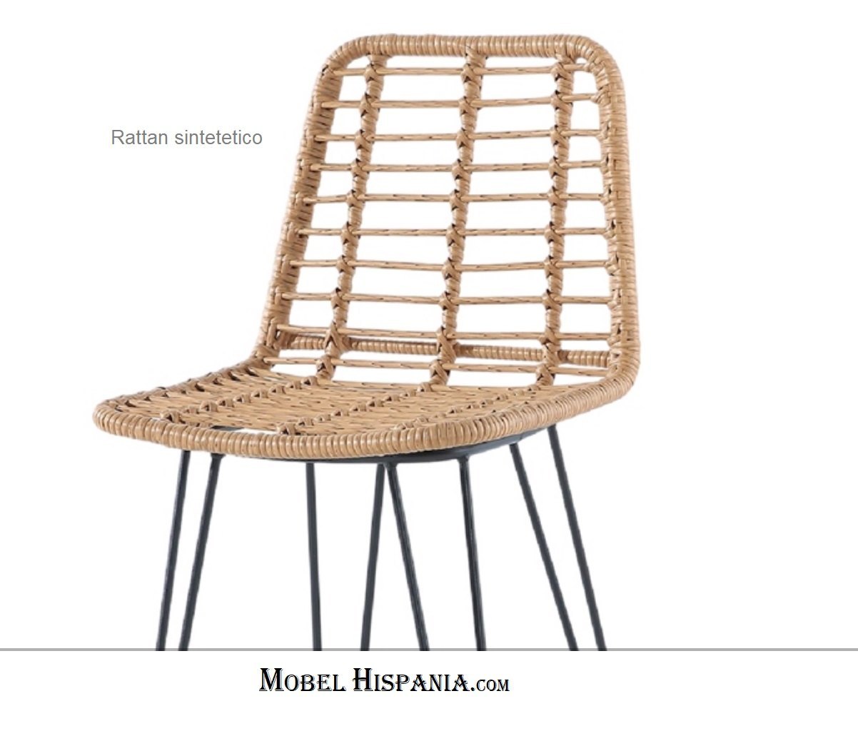 OLBIAC Taburete rattan sintetico 01