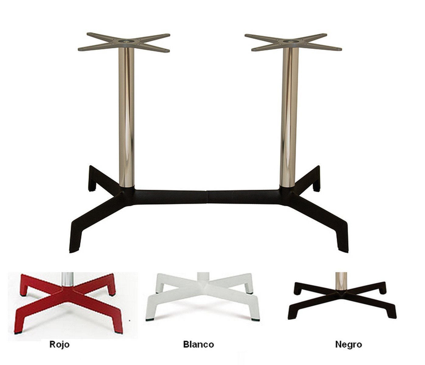 sputnik_pie_mesa_doble_columna_aluminio_ sputnik pie mesa doble columna aluminio