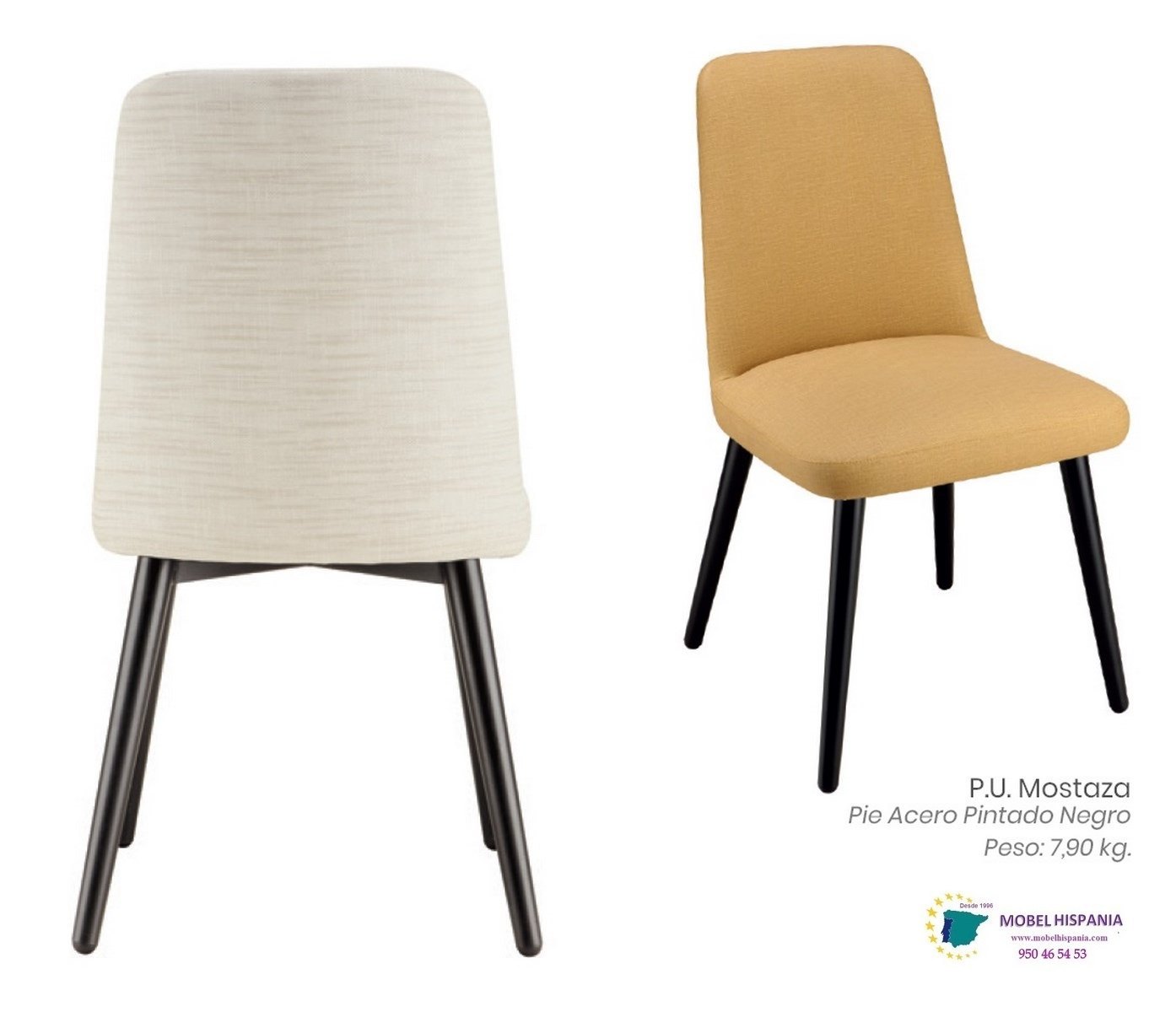 RB6630 Silla metalica negra verde 09