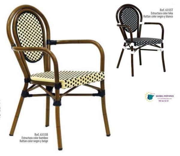 6355 sillon aluminio bamboo negro blanco 01 1