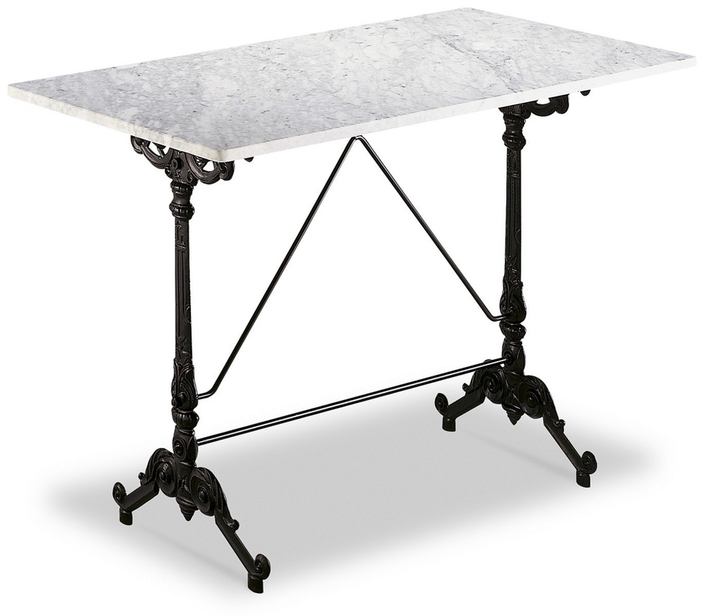 330 mesa forja tablero marmol