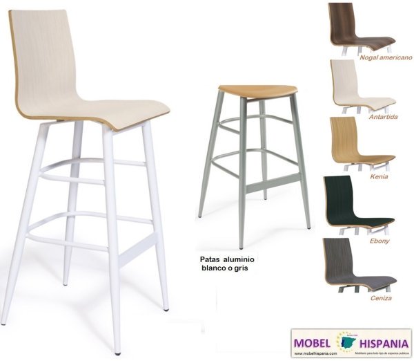 prado taburete aluminio antartida
