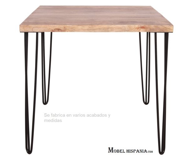 HAIRPIN Patas 71cm metalicas blanco 01