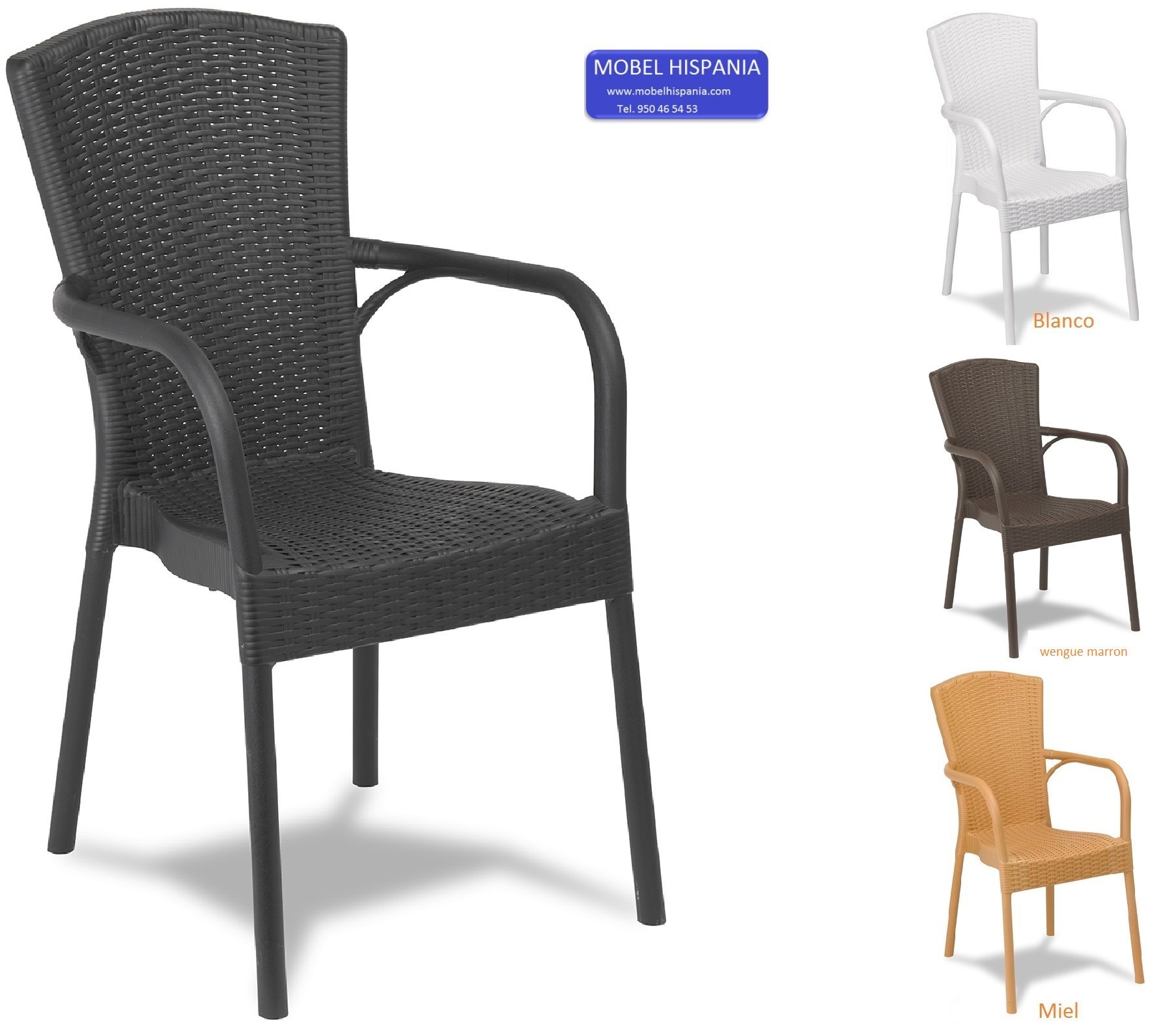 225 sillon monobloc polipropileno wengue 02