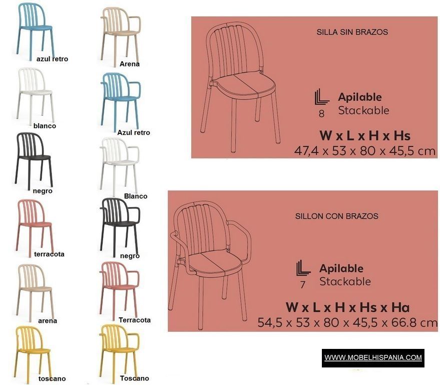 SUE silla azul retro w 10 2