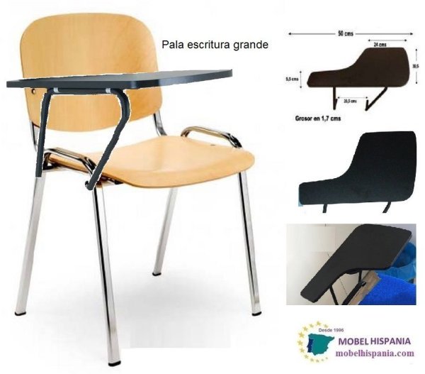 Fenix silla madera pala escritura grande