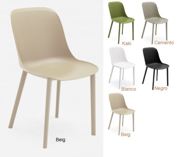 SHELL 1 P polipropileno beig 4