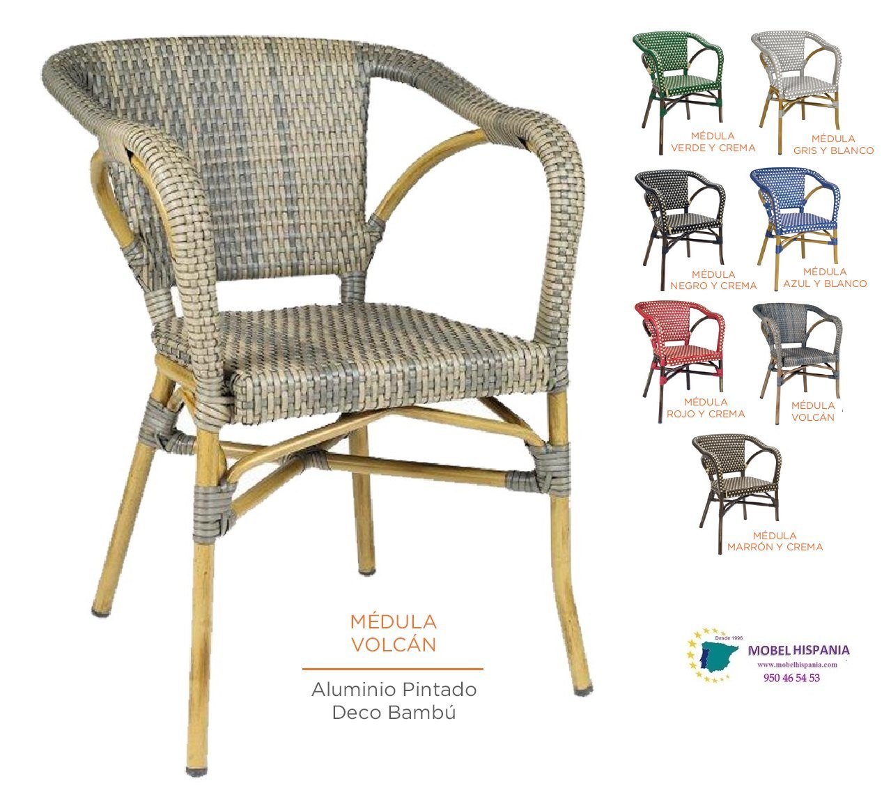 3091 sillon aluminio nogal medula rojo crema 09 2