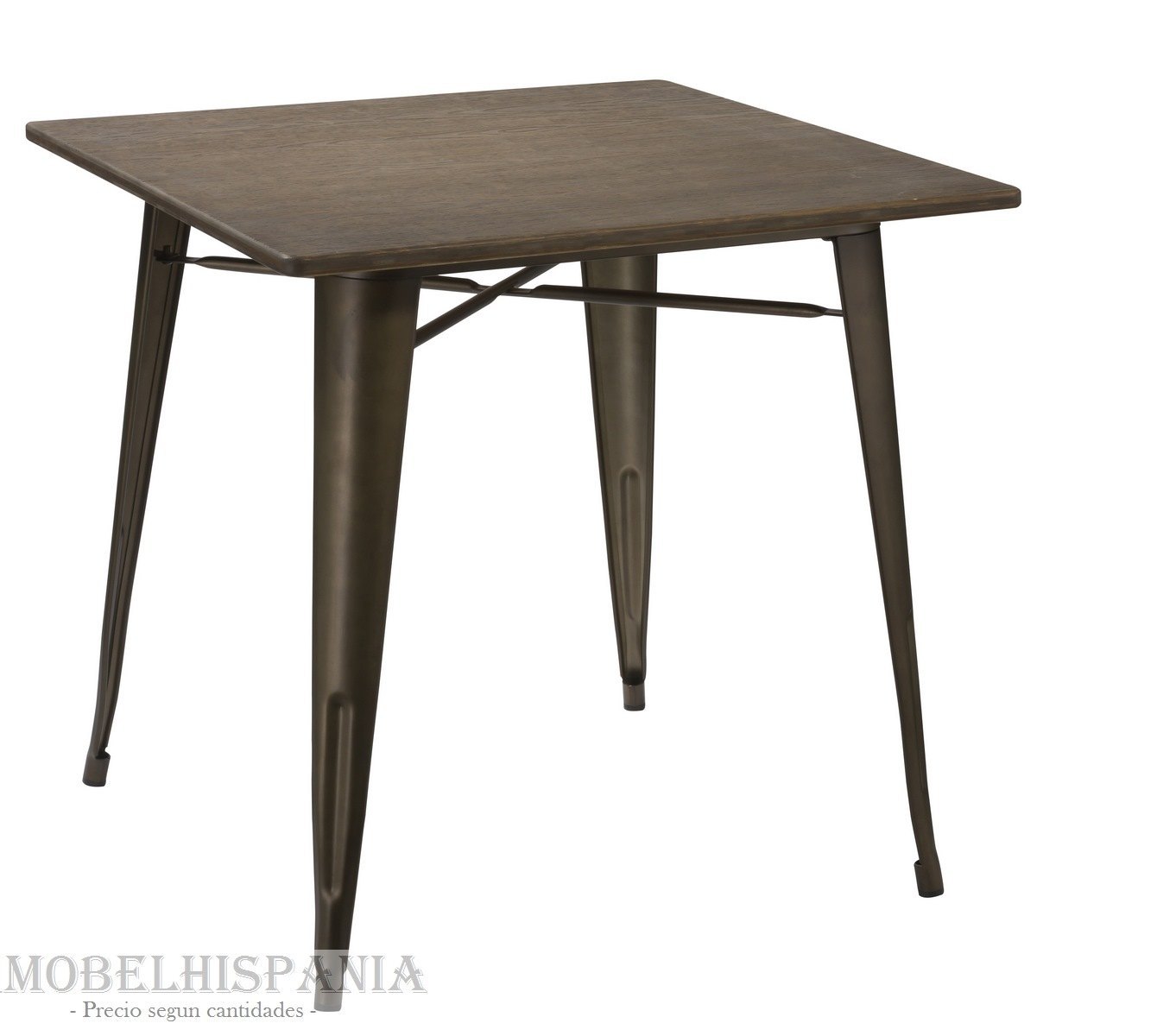 T1408 mesa bronce tolix industrial