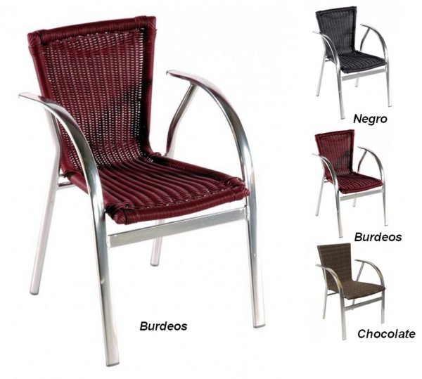 oval sillon aluminio medula negro mobel hispania 01 1