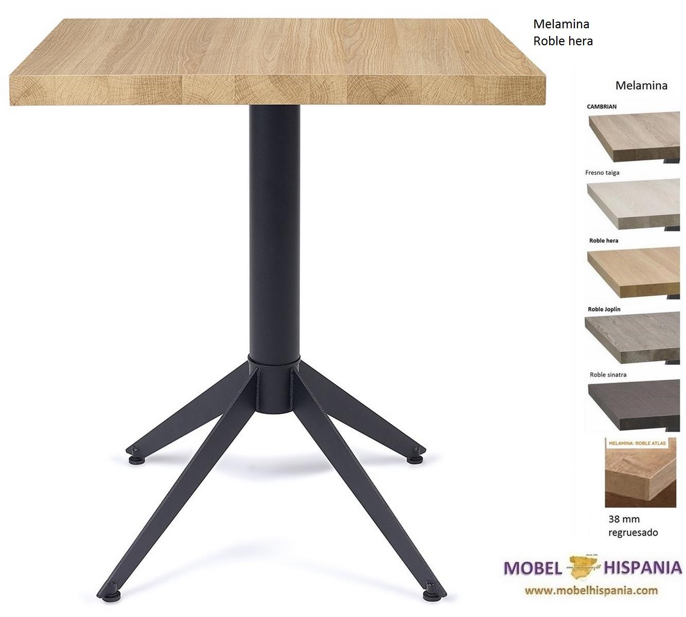 196 silla acero deco madera asiento nogal 08