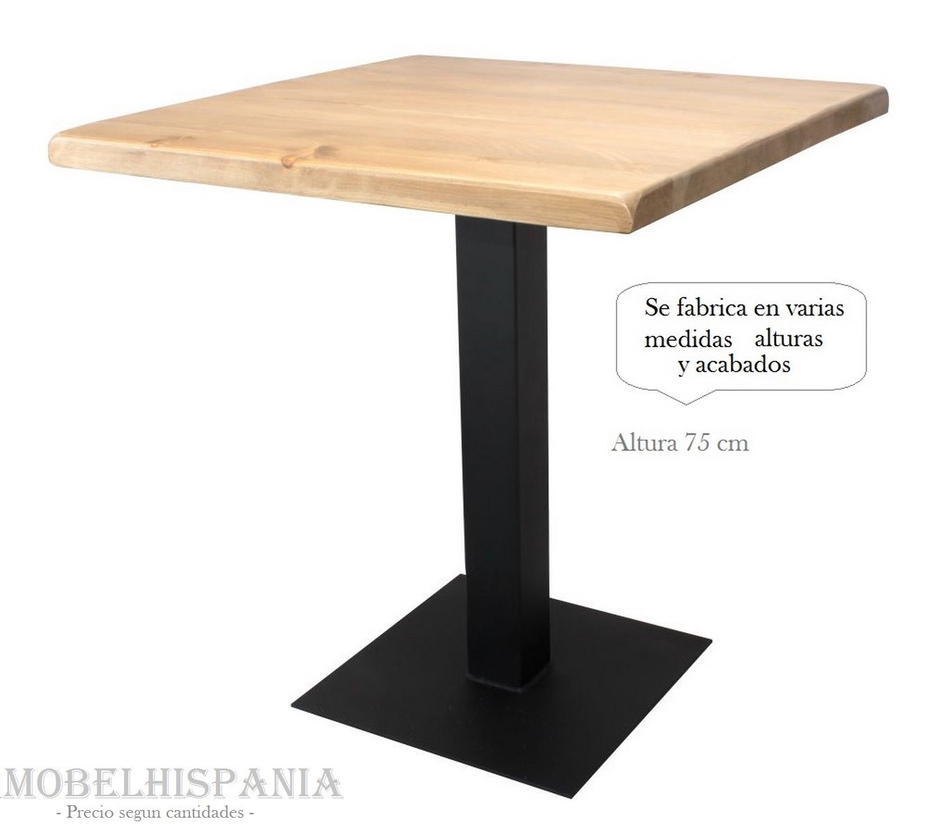 FERRO BLACK mesa alta metalica industrial 06