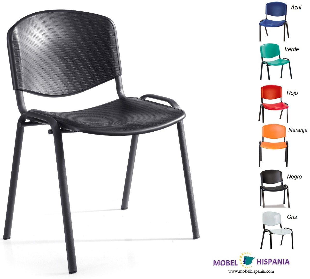 novaiso silla negra academias colores