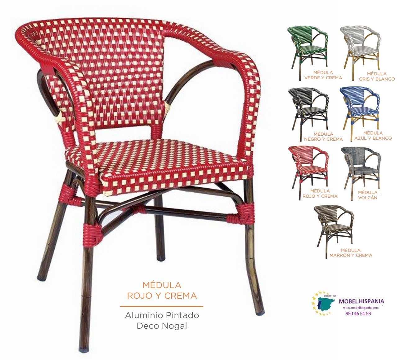 3091 sillon aluminio nogal medula negro crema 06 2