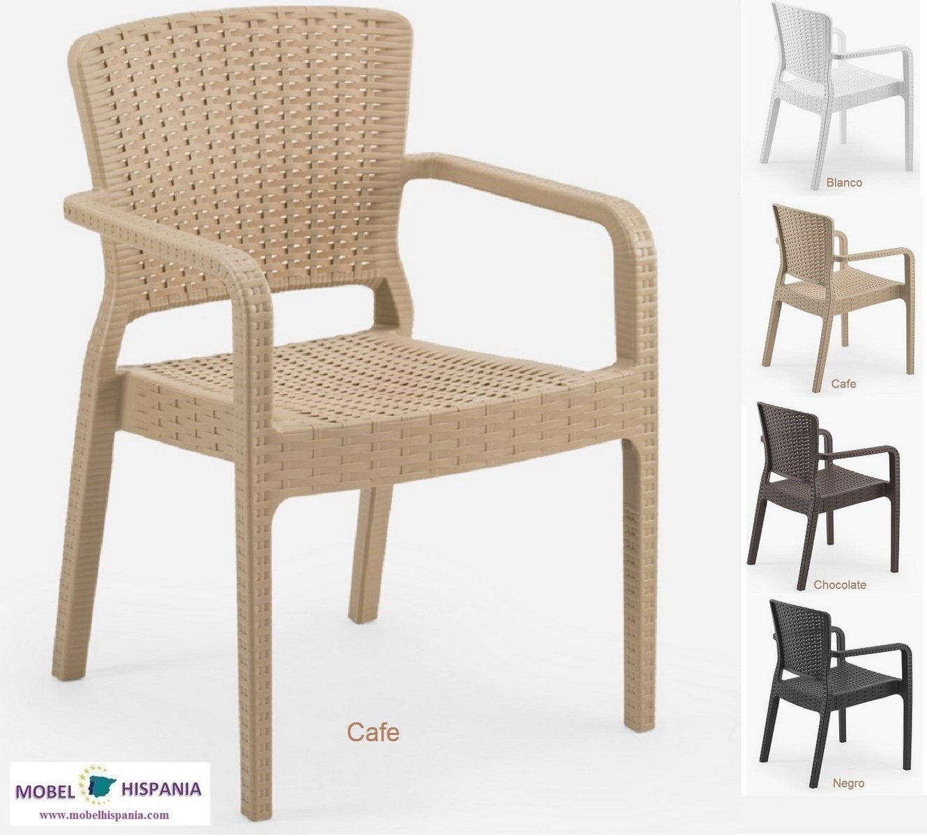 SANTONI Sillon polipropileno blanco 07 2