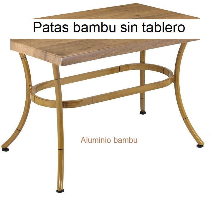 417-Patas-aluminio-bambu 417 Patas aluminio bambu
