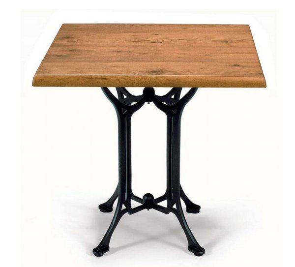 bulevar mesa fundicion hierro cuadrada