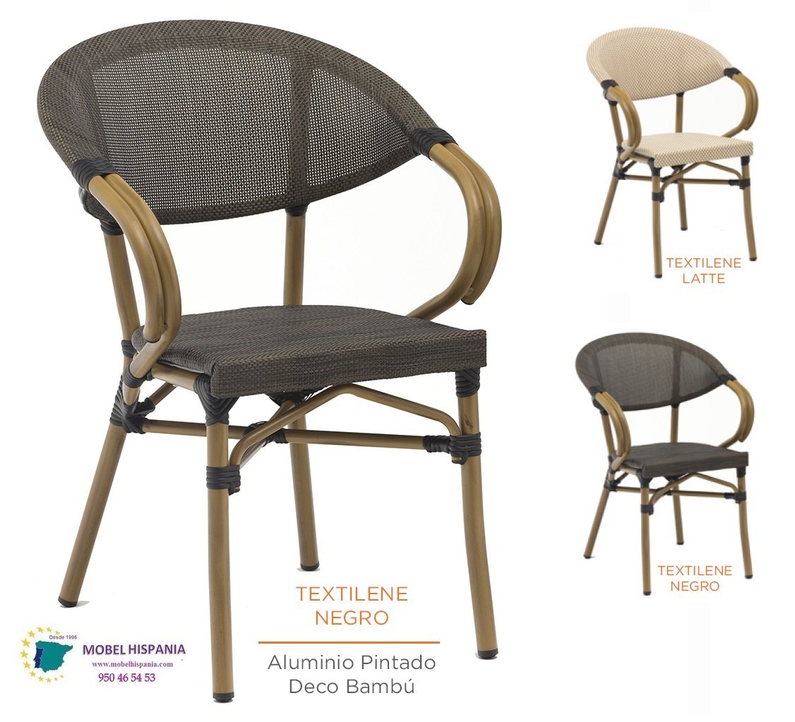 4090 Sillon Deco Bambu Textilene Latte 01 1