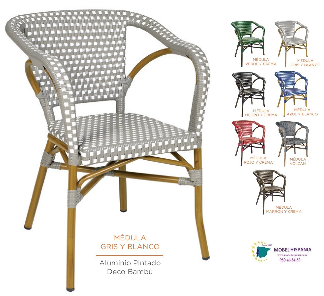 3091 sillon aluminio nogal medula negro crema 08 2