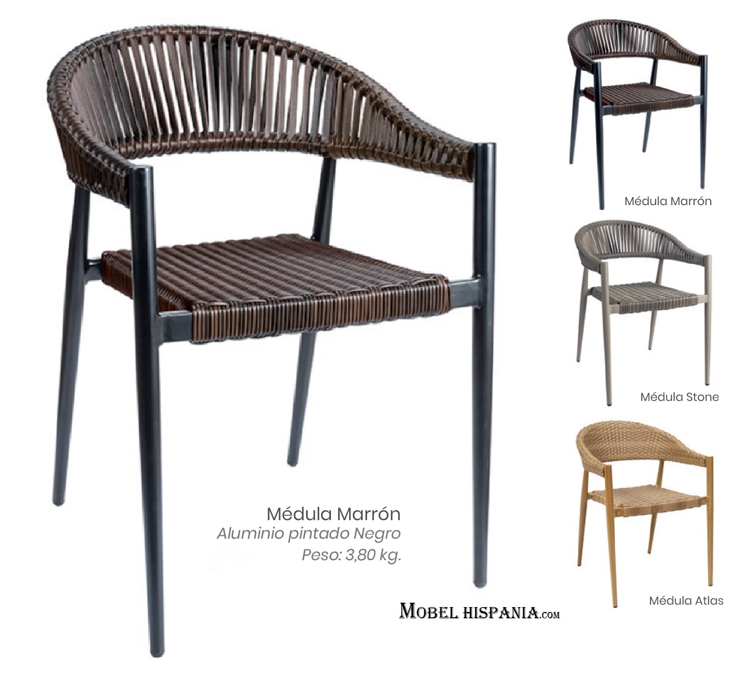 4524 Sillon aluminio stone medula stone 03 1