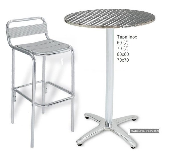 1925 mesa alta inox 2