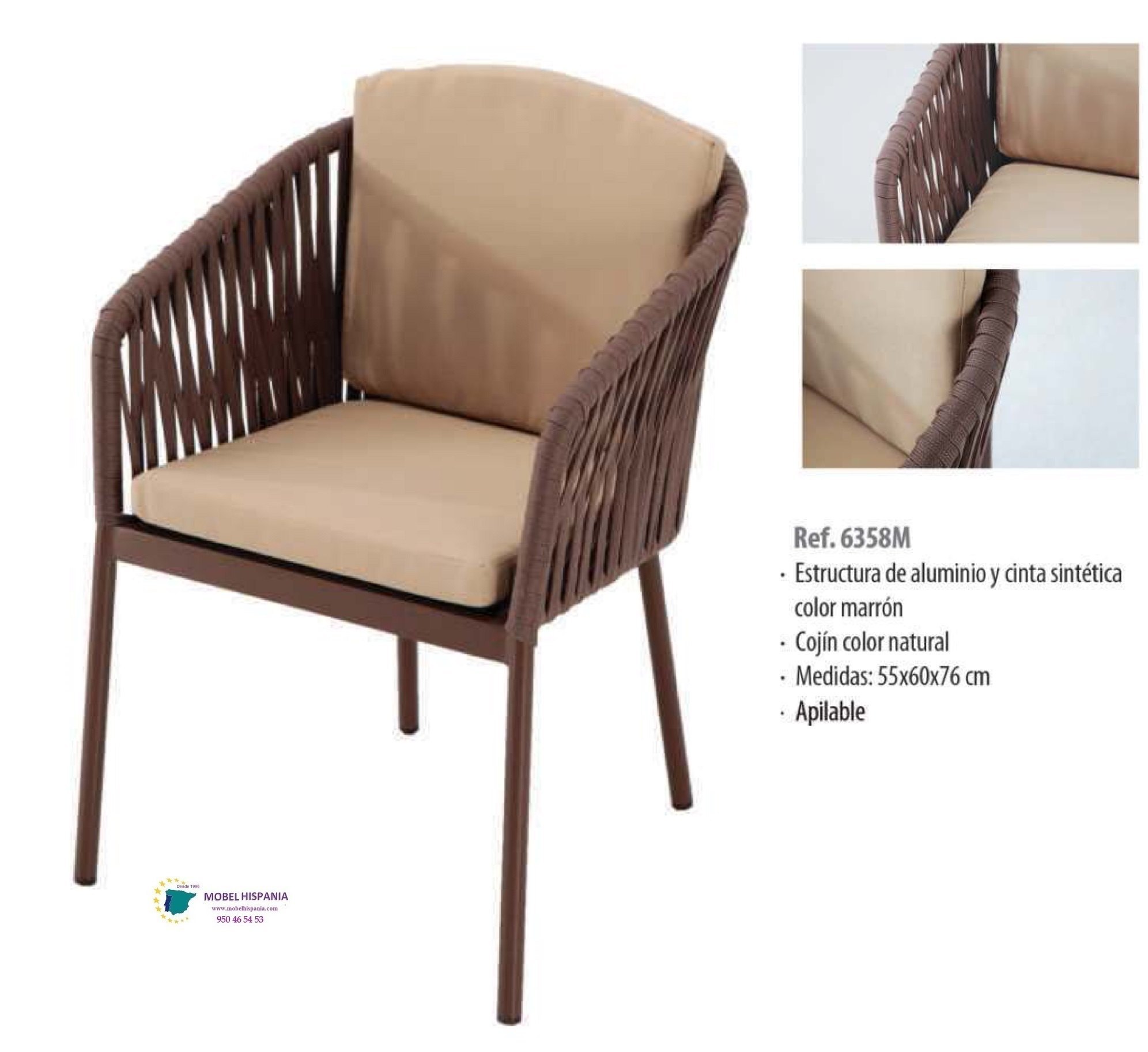 GUAM-sillon-aluminio-marron_05-1 GUAM sillon aluminio marron 05 1