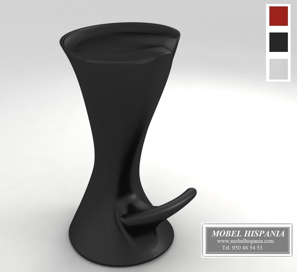 811 taburete rotomoldeo negro