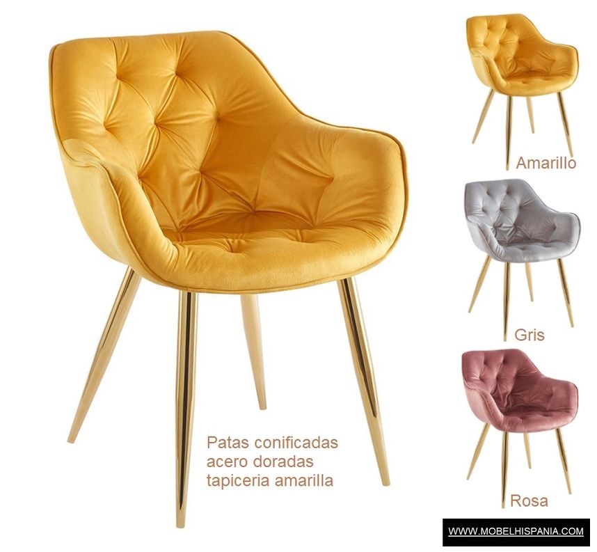 Creta Golden Terciopelo amarillo 4 1