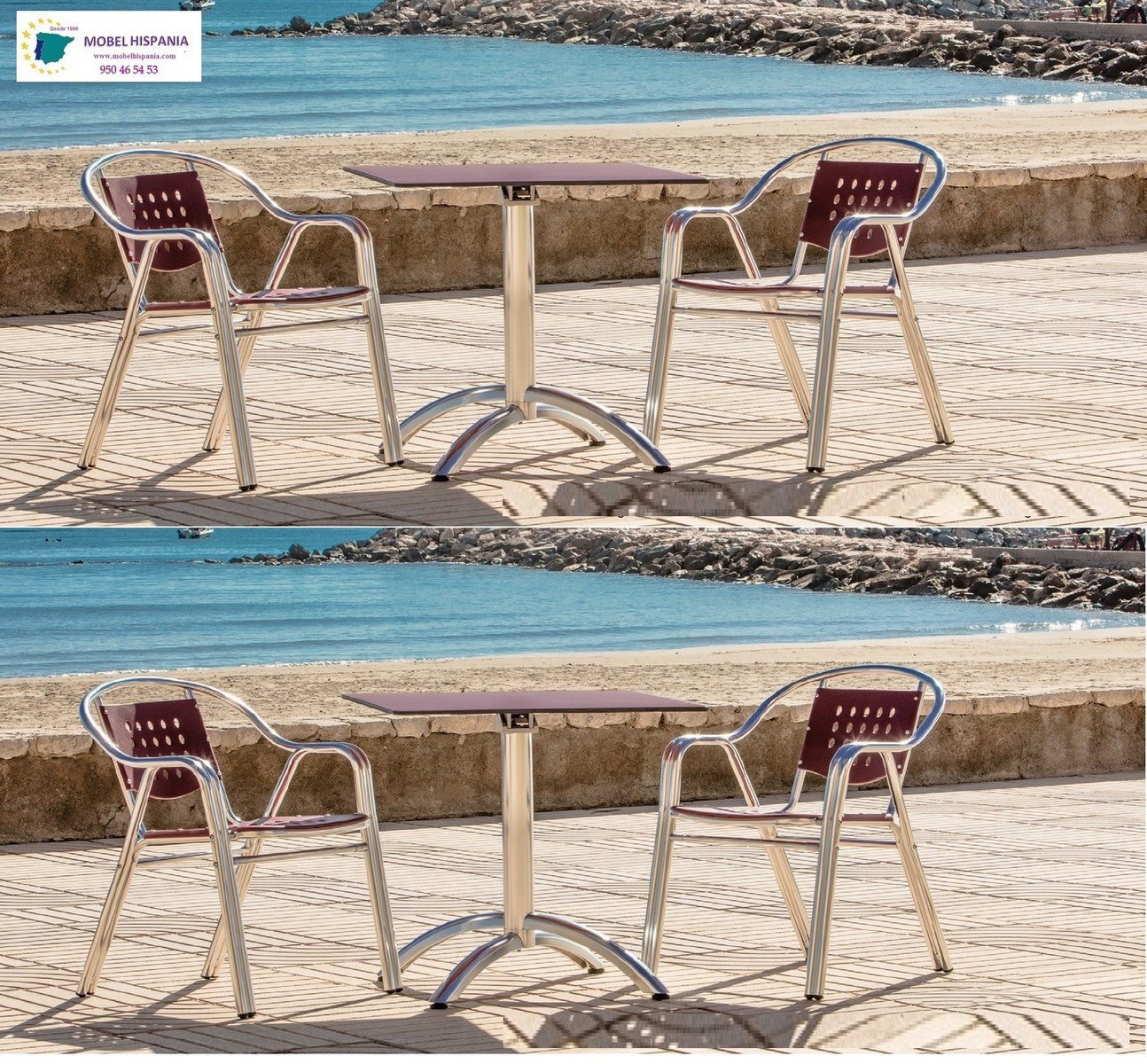 2610 sillon aluminio asiento polipropileno burdeos 01 2