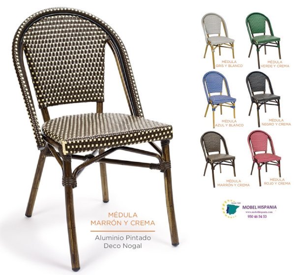 8028 silla aluminio nogal verde crema 06 2