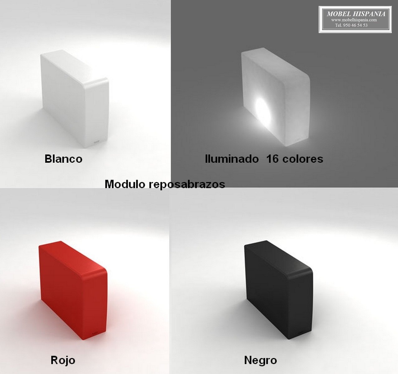 8601 modulo iluminado blanco 10