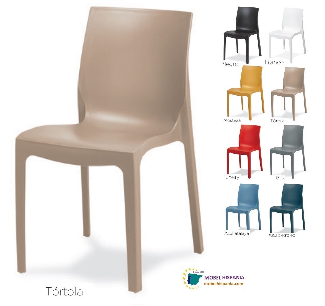 1110 silla polipropileno negra 09 3