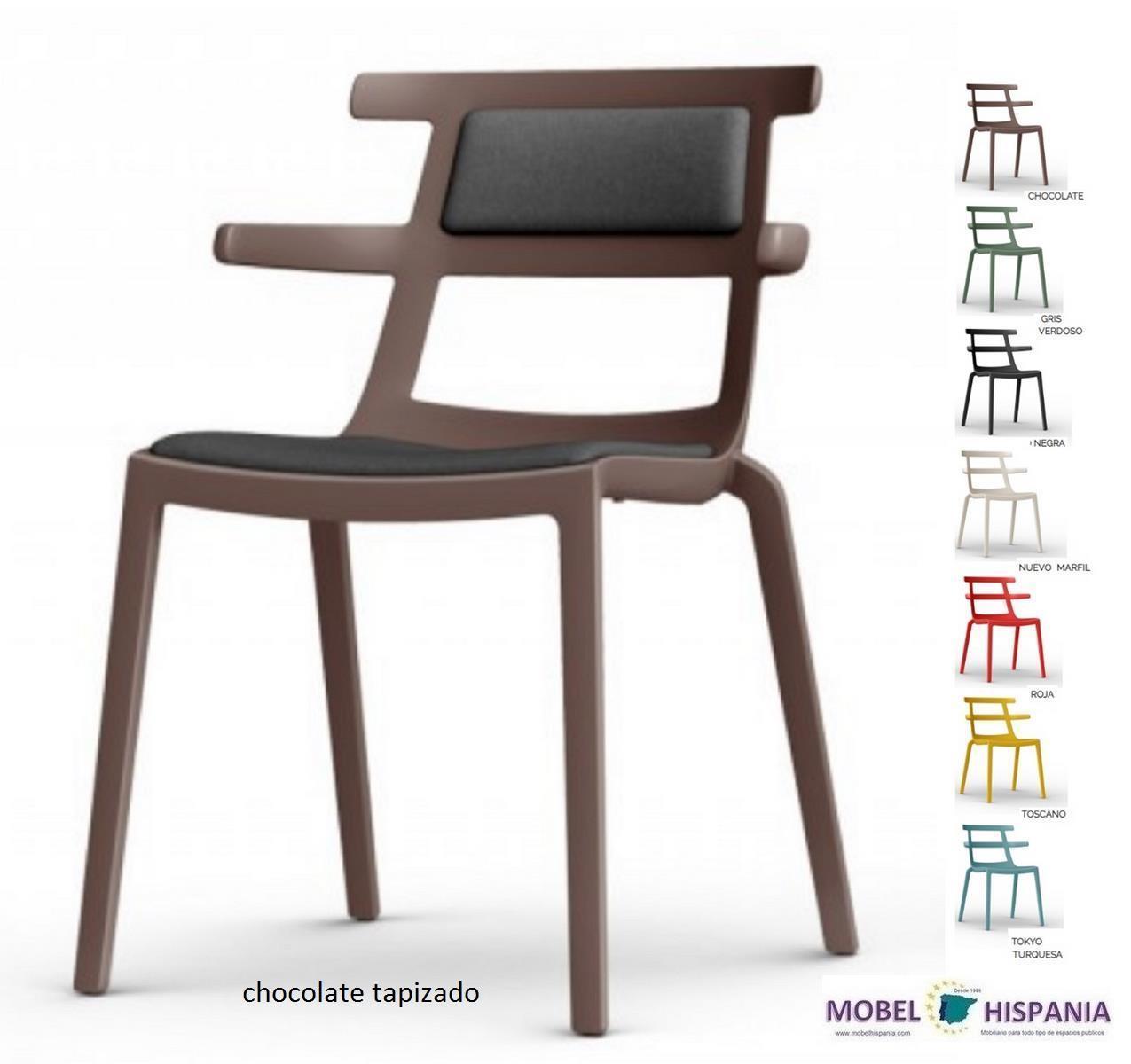 TOKYO silla tapizada chocolate 1