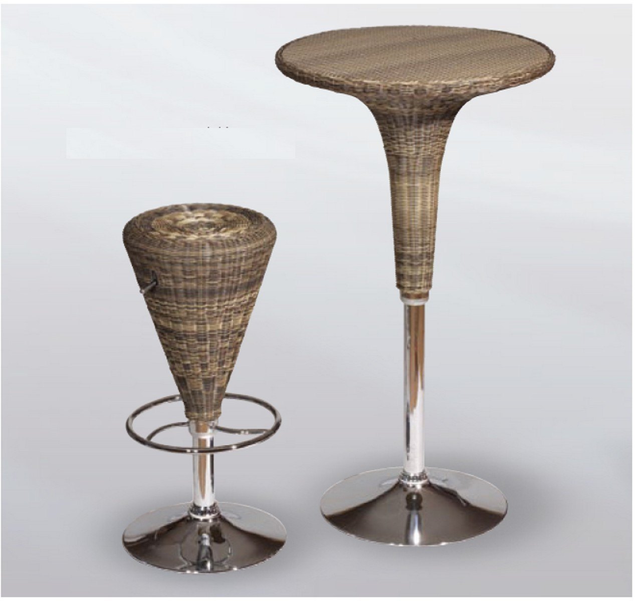 california mesa taburete rattan