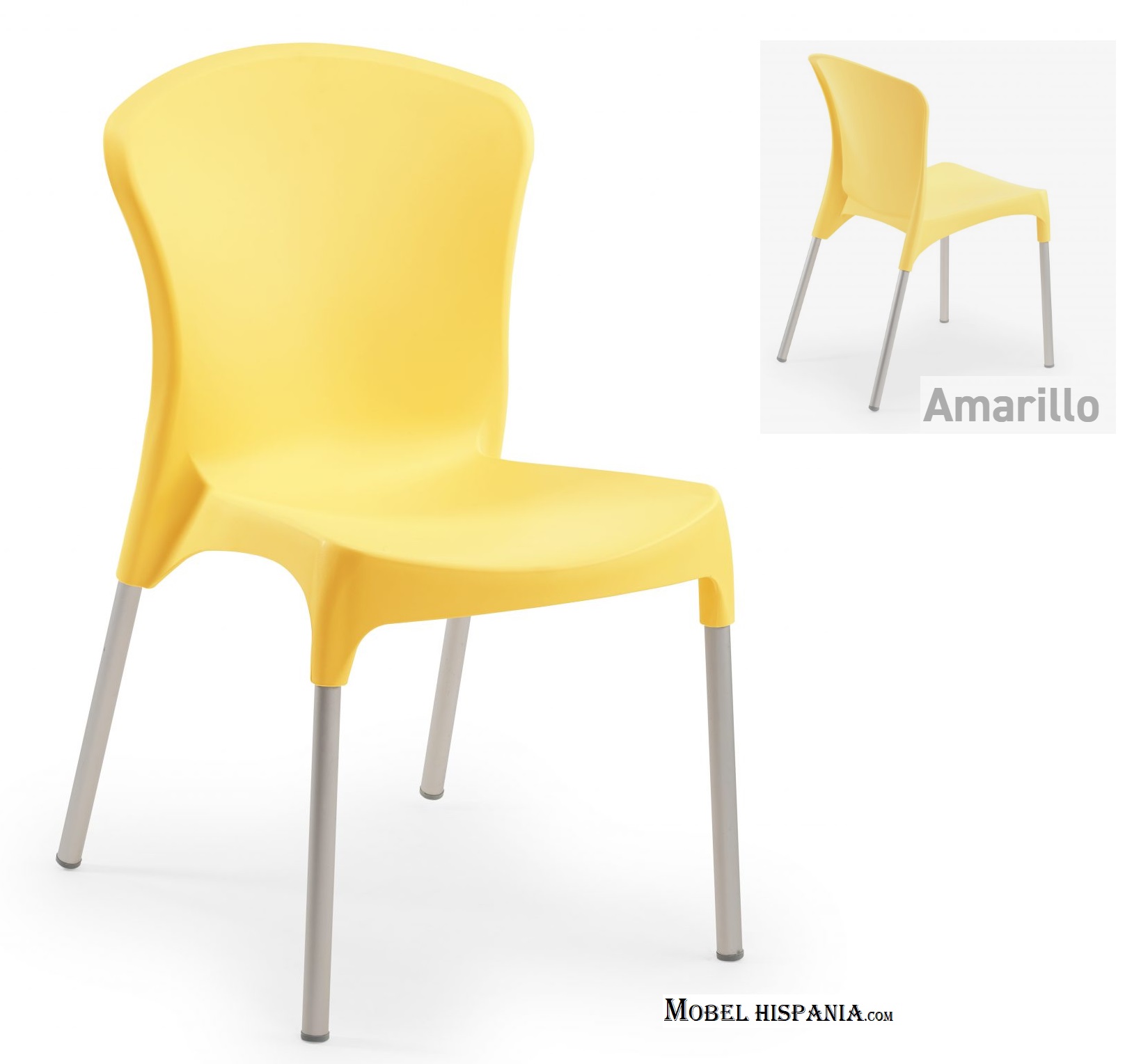 LUG225 Silla polipropileno verde 1 01 2