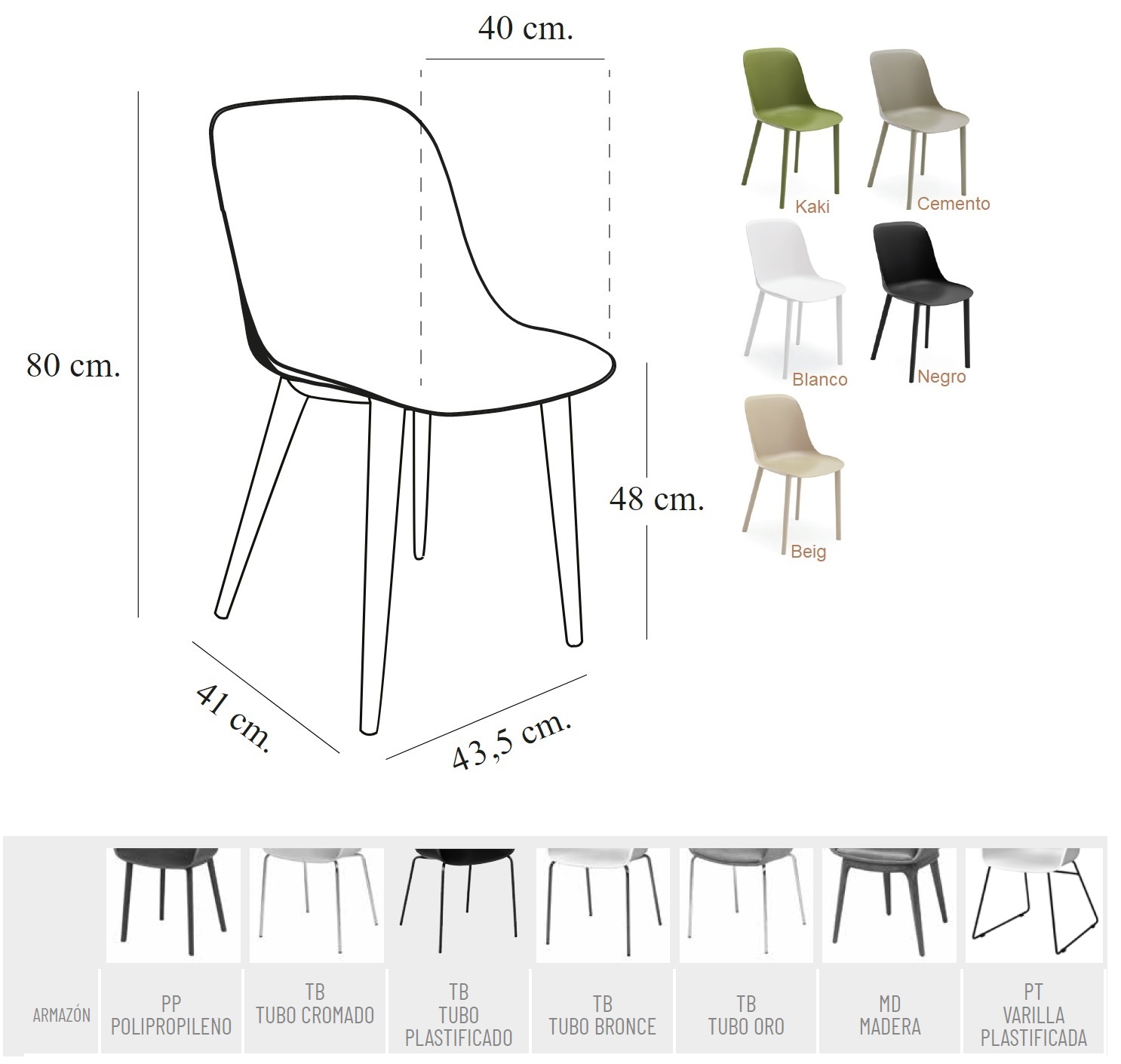 SHELL 1 P silla cemento 02 4
