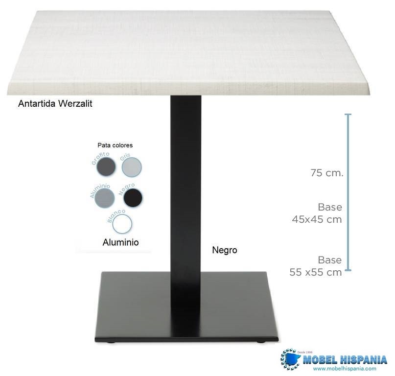 9866 mesa negro werzalit2