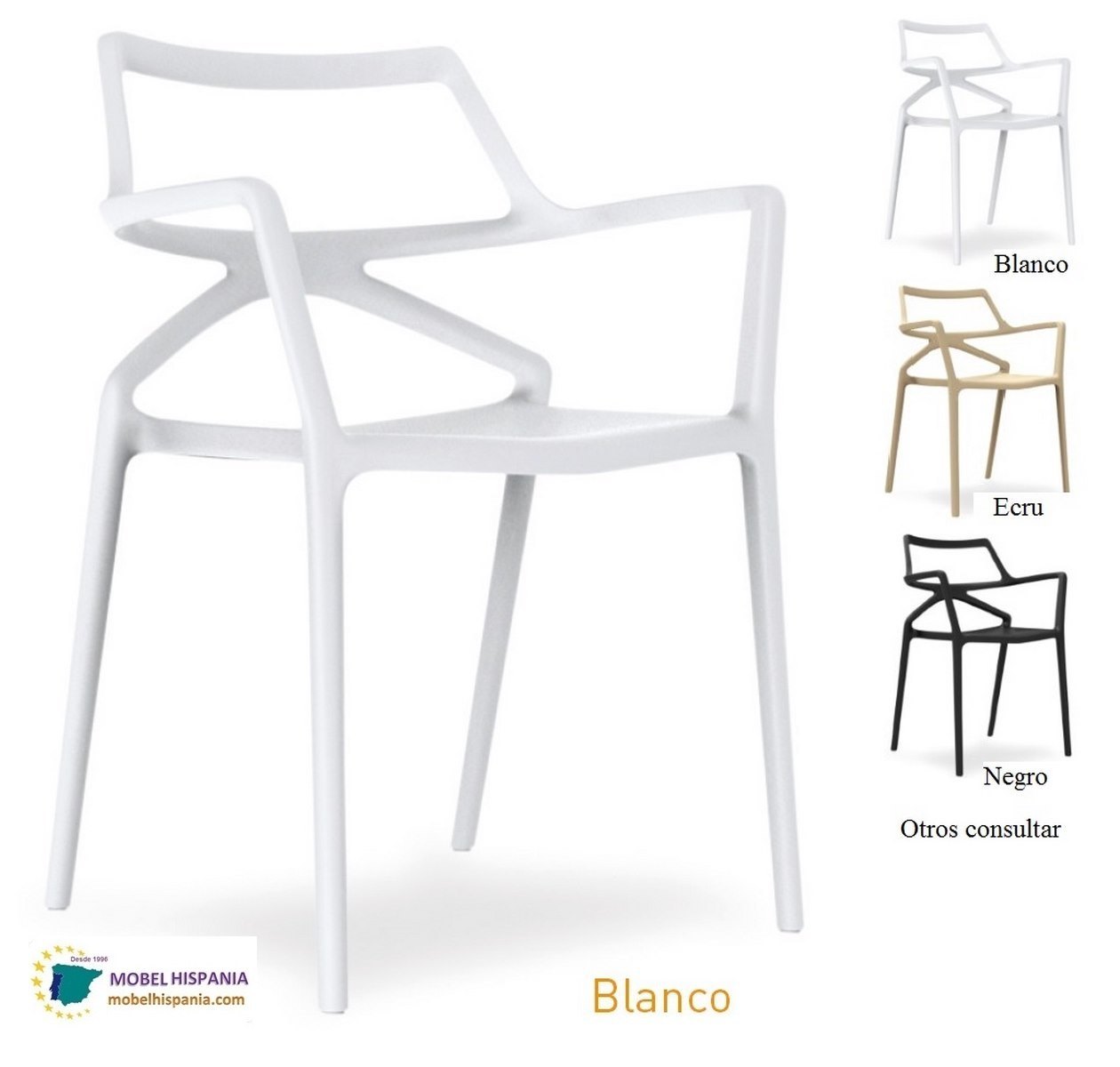 Delta sillon polipropileno ecru 01 2