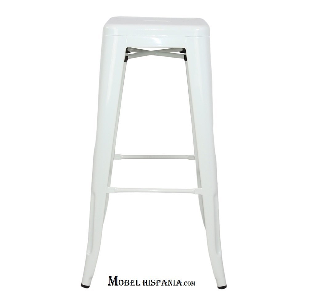 INDIANA taburete blanco roto 01