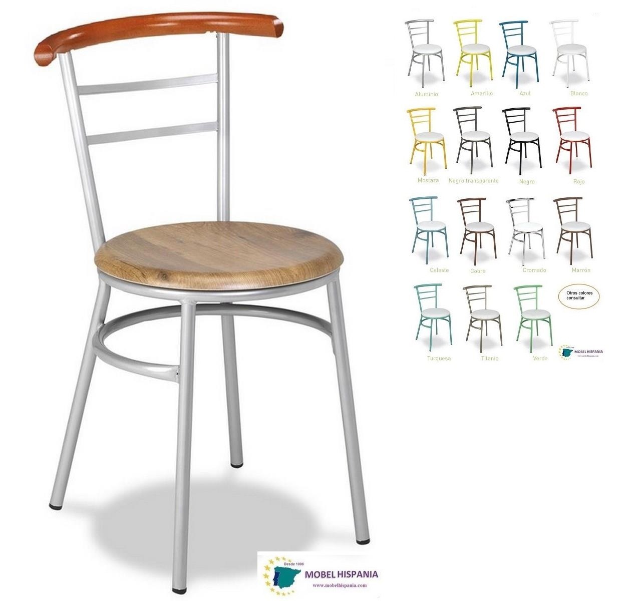 102 silla metalica asiento werzalit