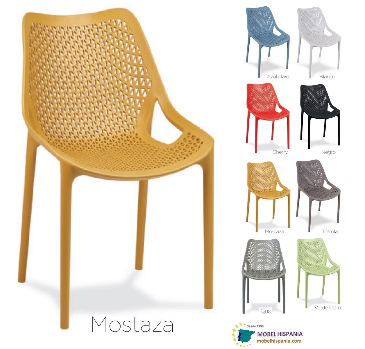 rosbili silla polipropileno gris 04 2