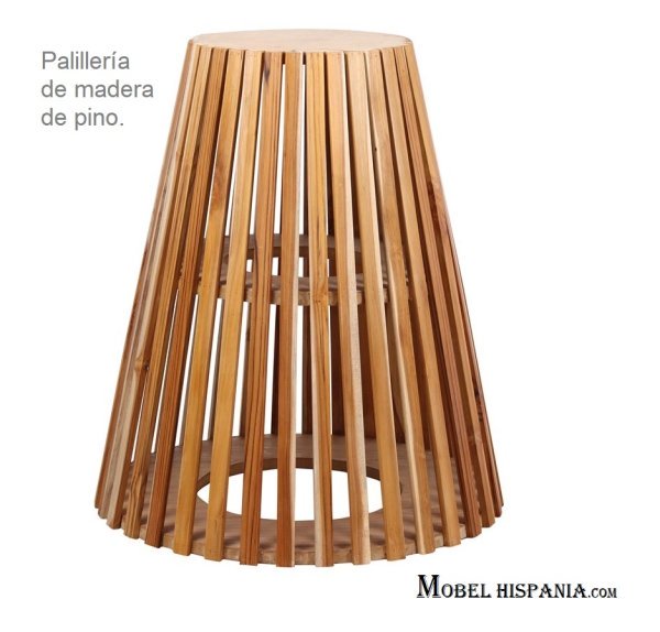 LEIRE Pie mesa palilleria pino