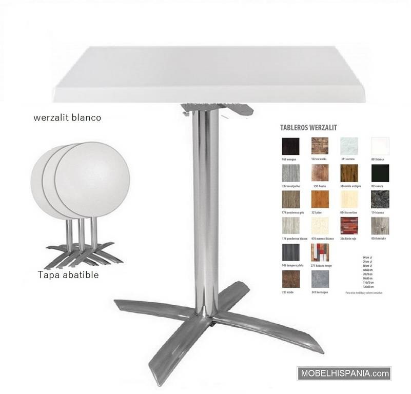 9926 mesa tablero abatible werzalit blanco 1