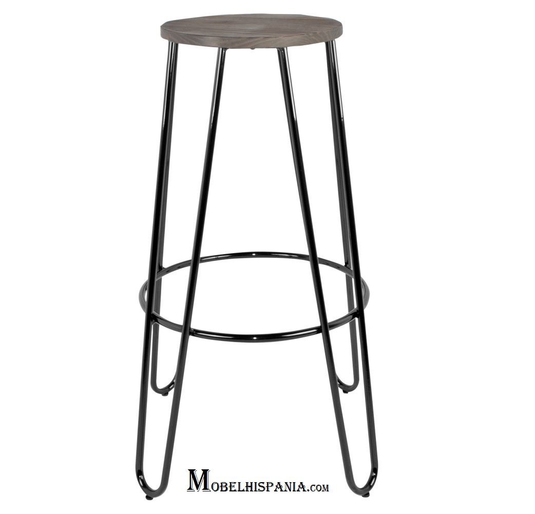 BERETTA taburete negro 01