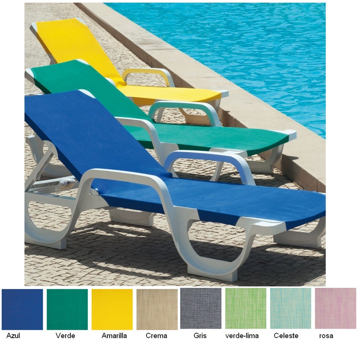 tumbona resina textiline