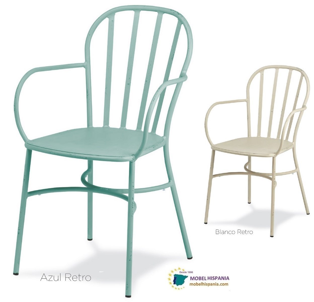 2027 sillon aluminio azul retro 2