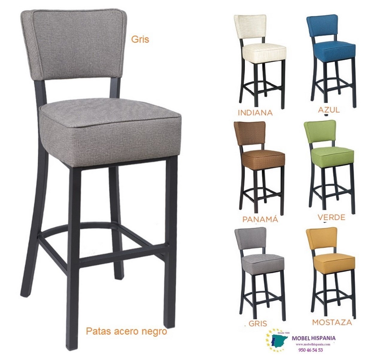 RB6628 silla metal gris 04